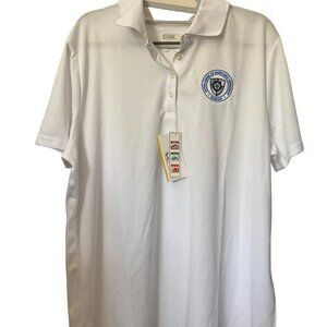 NWT Notre Dame of Maryland University Nursing Core 365 Polo Shirt, XL